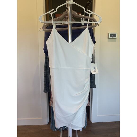 Episode Los Angeles Maxi Dress Short‎ Cap Sleeve Ruffles Women's Size Medium NWT - Picture 1 of 12